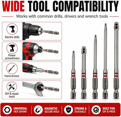 6-Piece Pagoda Hex Screwdriver Bit Set