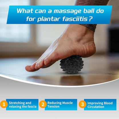 Plantar Fasciitis Relief Night Splint Sock with Massage Ball