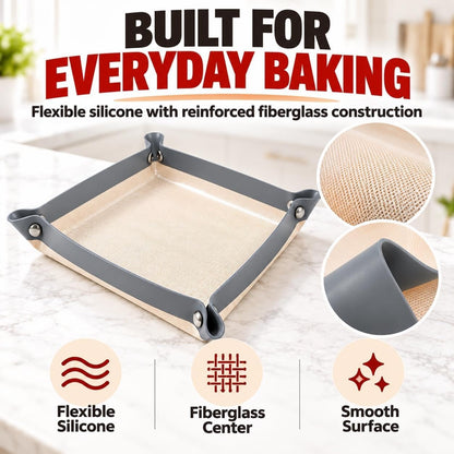 Snap-Lock Silicone Oven Liner Mat