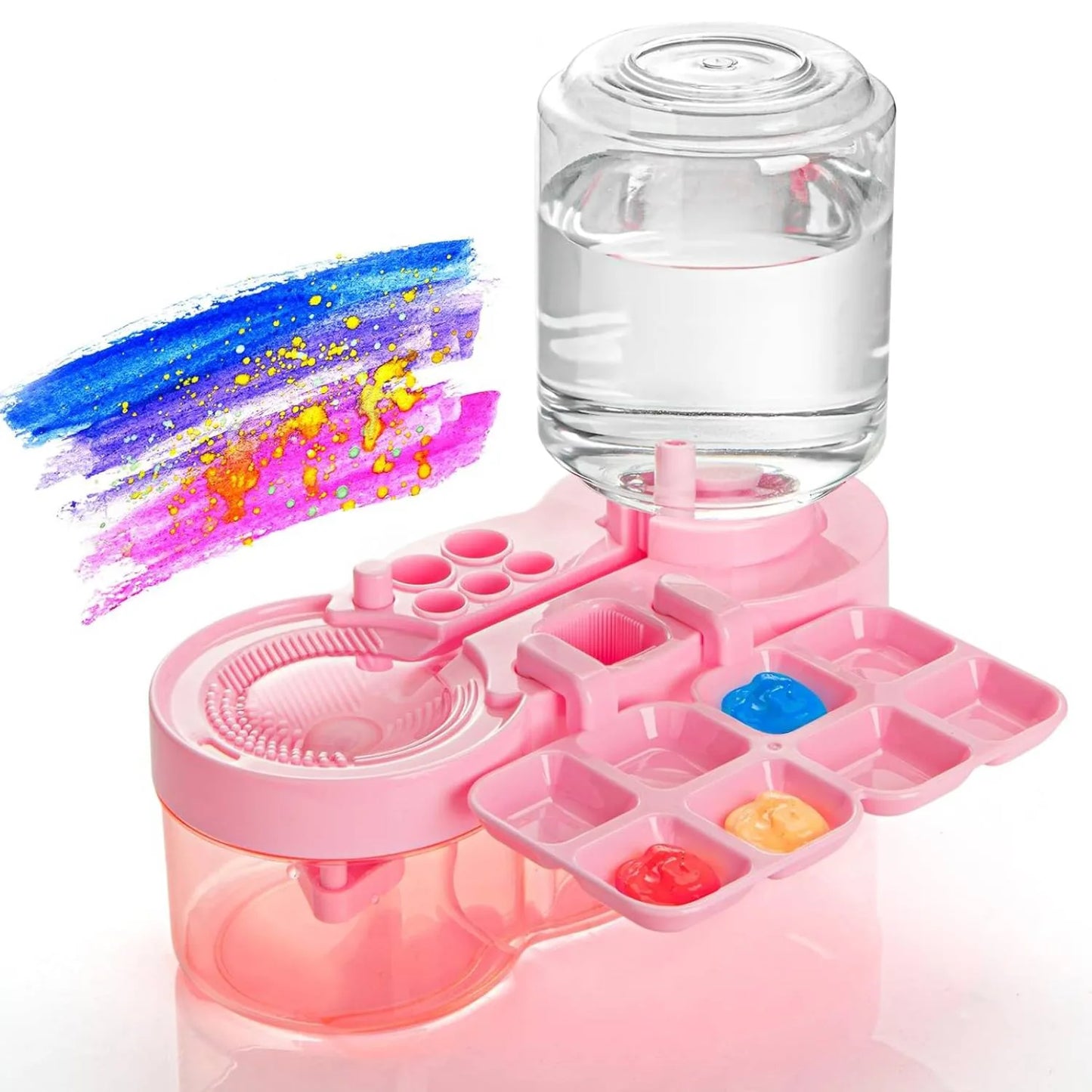 Rinse-and-Refresh Paint Brush Cleaner with Palette