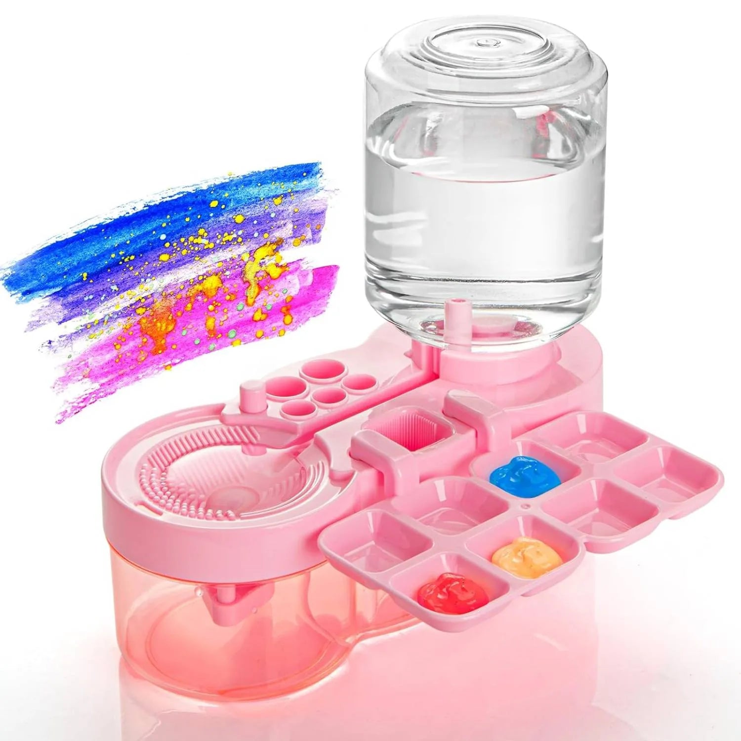 Rinse-and-Refresh Paint Brush Cleaner with Palette