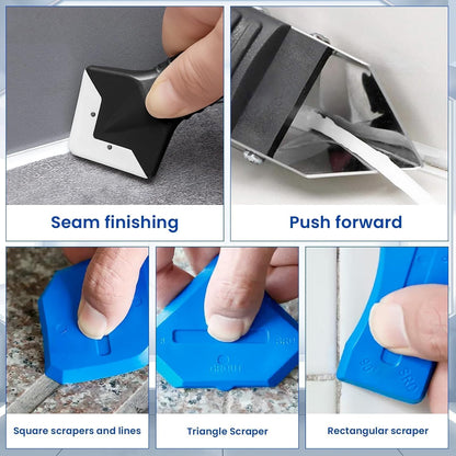 Caulk Remover Tool-3 in 1 （2 Sets）