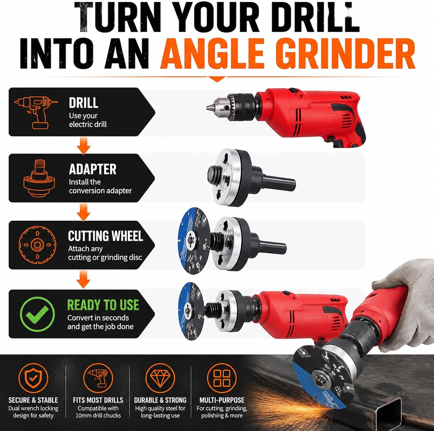 Electric Drill Angle Grinder Connecting Rod Set-2Set