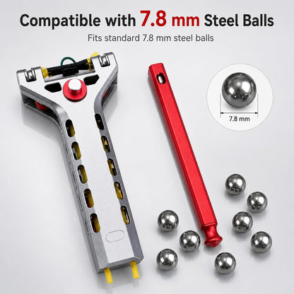 High Precision Outdoor Press-Load Rapid-Fire Slingshot