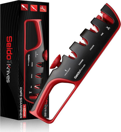 4-Stage Manual Knife Sharpener
