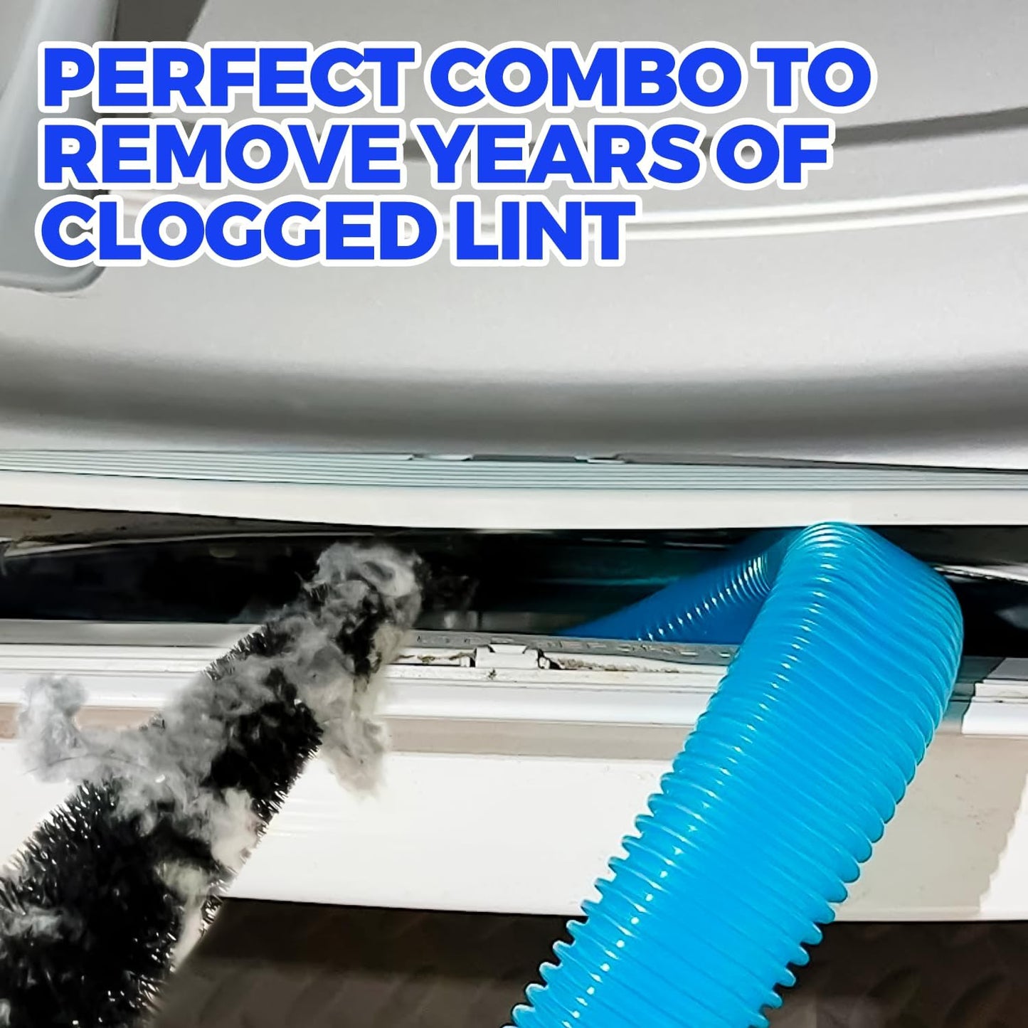 Dryer Vent Cleaner Attachment 🧺 (Upgraded Sets)