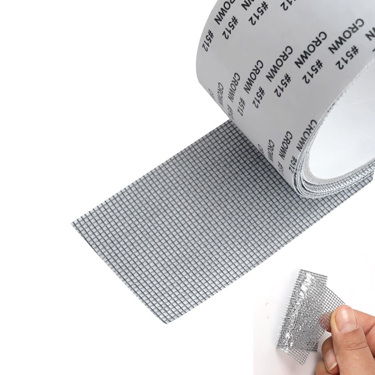 3 Rolls Grey Window Screen Repair Tape(2 W×80 L)