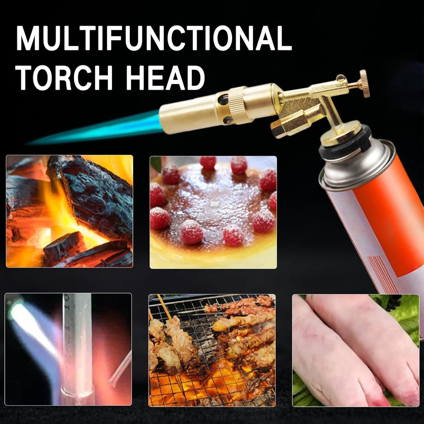Copper Alloy Butane Torch Head