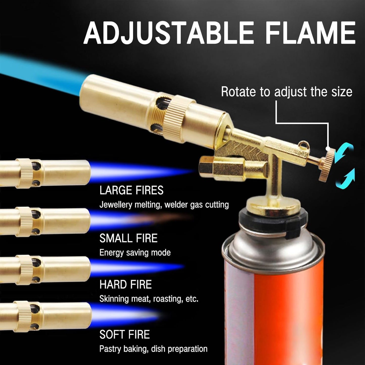 Copper Alloy Butane Torch Head