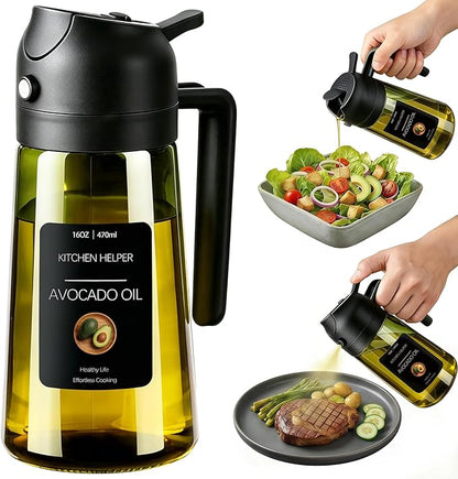 2-in-1 Light-Proof Oil Dispenser with Brush