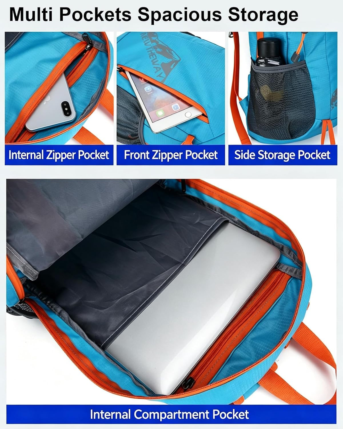 20L Foldable Lightweight Hiking Backpack for Travel and Day Trips – image 5