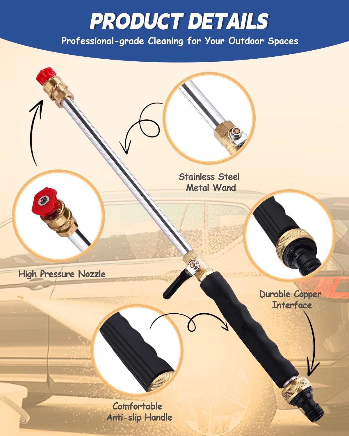 Hydro Jet High Pressure Washer Tools
