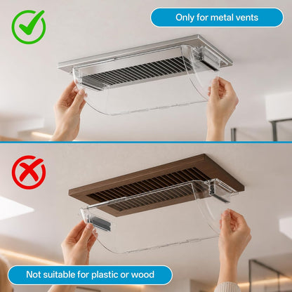 Air & Heat Deflector for Vents 2 Pack