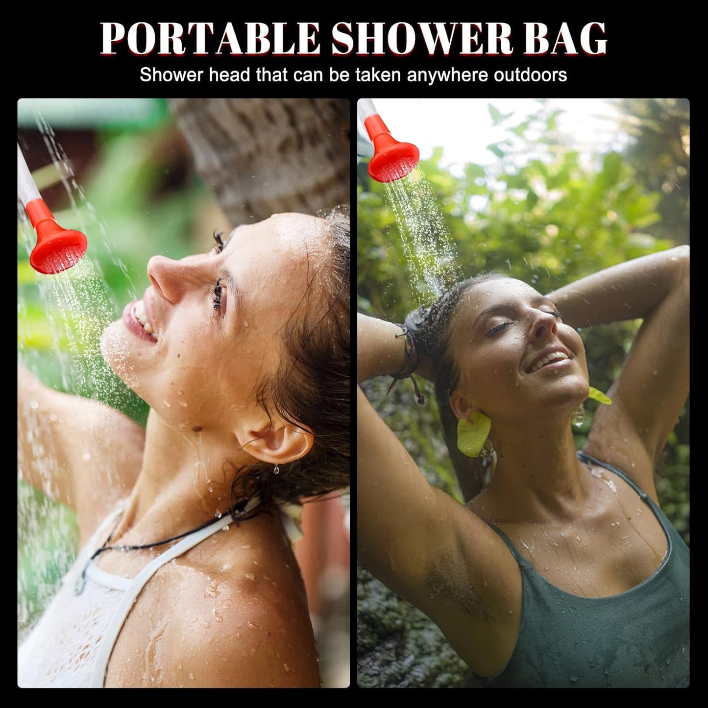 Solar-Powered Luxury Camp Shower | Portable Hot Water Outdoor Shower Bag