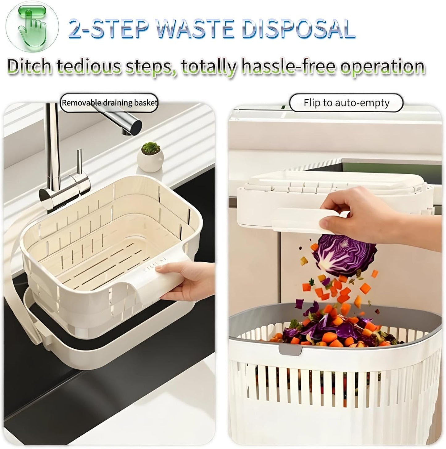 Foldable Kitchen Sink Strainer-2 PCS