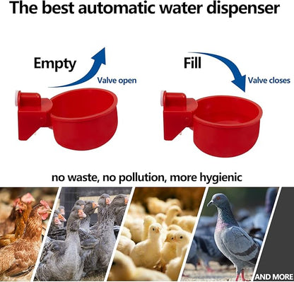 Automatic Chicken Waterer Cups 5 Pack