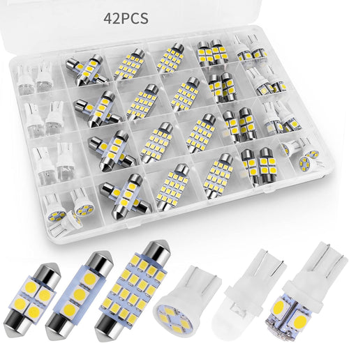 42 Pieces Universal Interior Car Lights