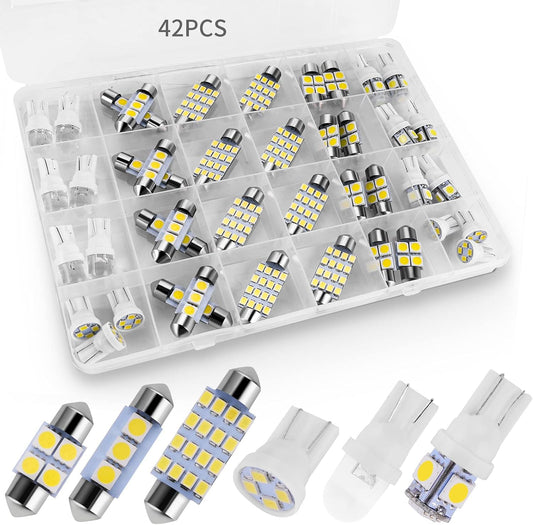 42 Pieces Universal Interior Car Lights