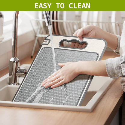 Double Sided Stainless Steel Kitchen Cutting Board