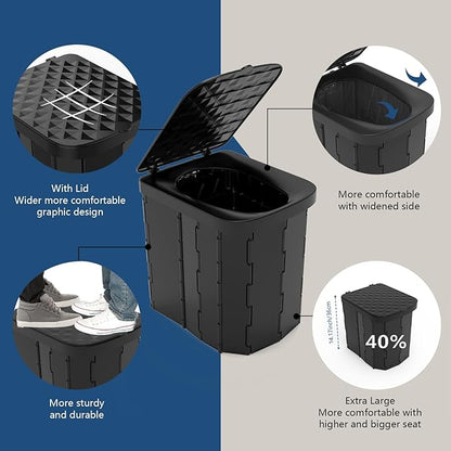 Outdoor & Car Portable Folding Toilet