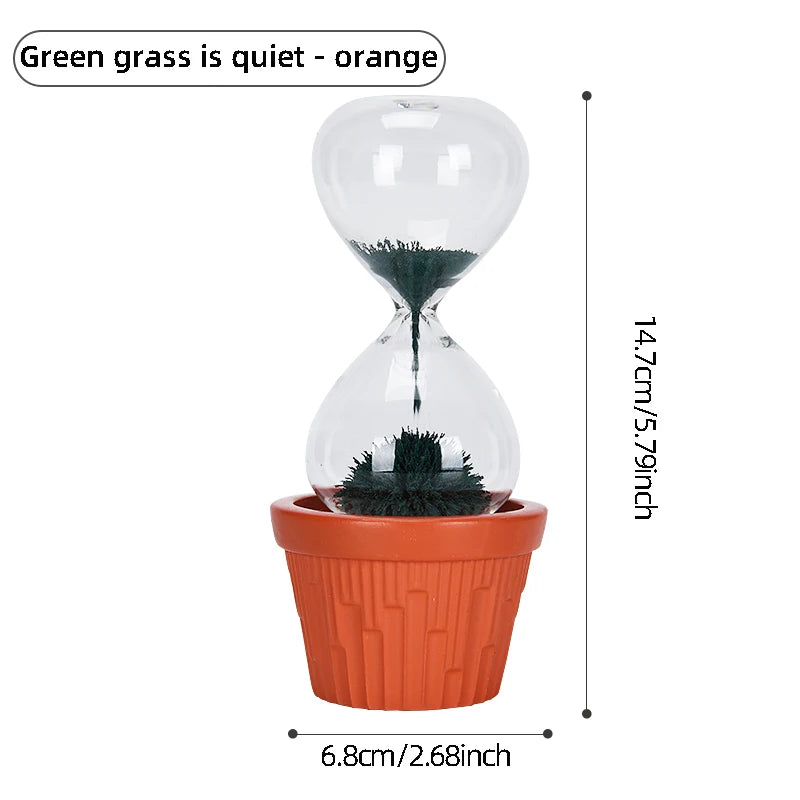 Magnetic Sand Hourglass Planter Ornament