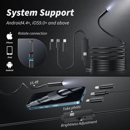 🔥Hot Sale🔥 Plug-and-Play Mini Endoscope Camera