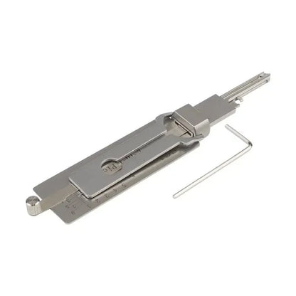 Stainless Steel Key Decoder Tool for Locksmith Training & Educational Use