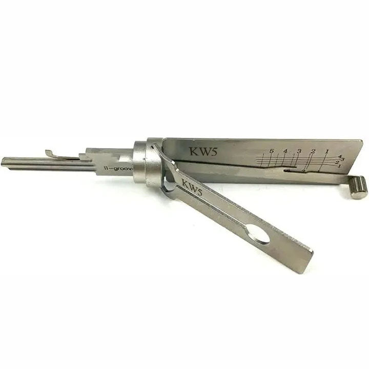 Stainless Steel Key Decoder Tool for Locksmith Training & Educational Use