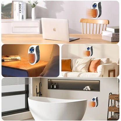 🔥450W Plug-in Electric Heater with Adjustable Thermostat🌡️Heating Your Home🏠