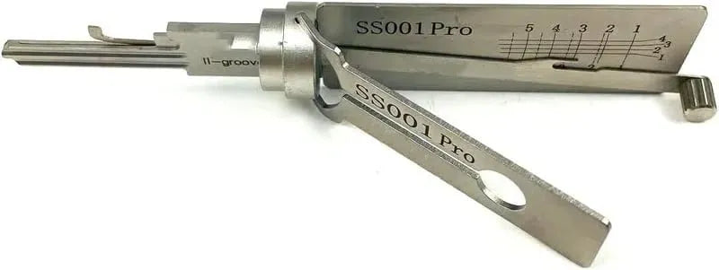 Stainless Steel Key Decoder Tool for Locksmith Training & Educational Use