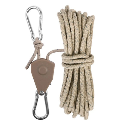 4mmx4m Camping Tent Guy Rope 4 Pack Set