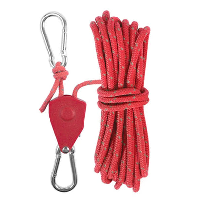 4mmx4m Camping Tent Guy Rope 4 Pack Set