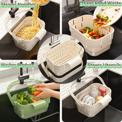 Foldable Kitchen Sink Strainer-2 PCS