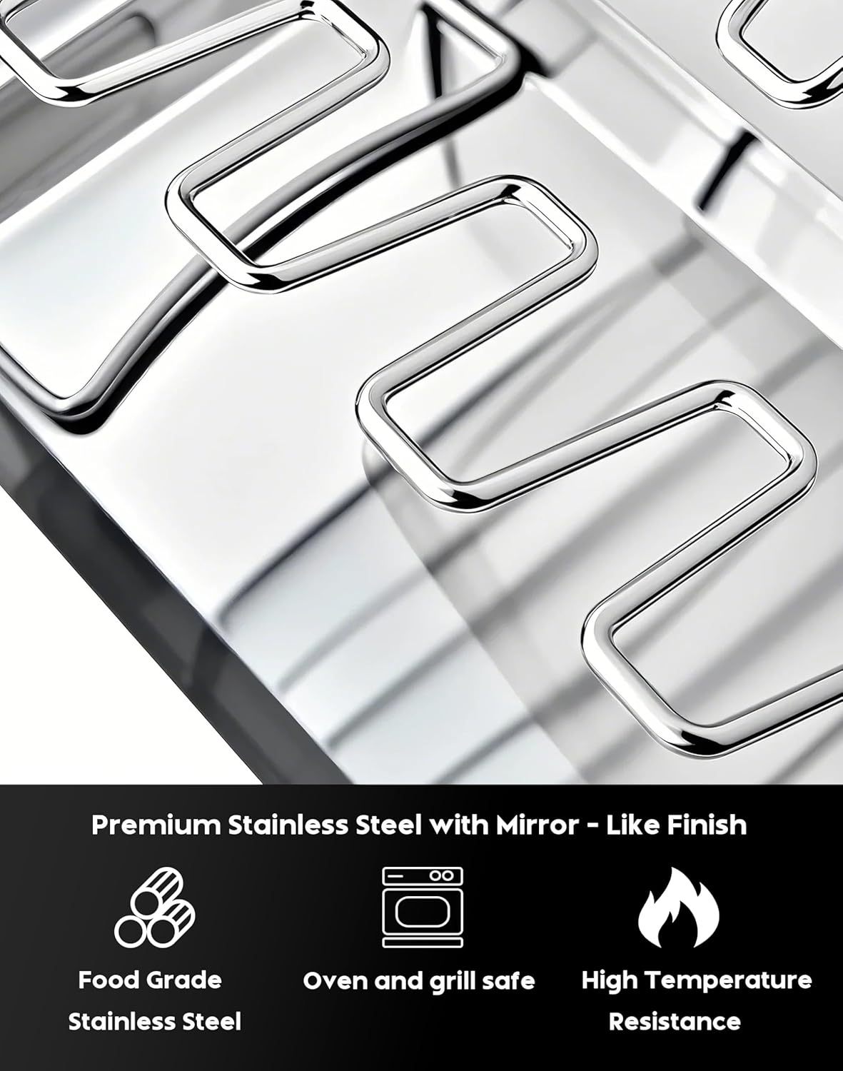 2-Piece Set Professional Grade Stainless Steel Chicken Drumstick Holder