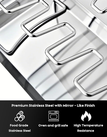 2-Piece Set Professional Grade Stainless Steel Chicken Drumstick Holder