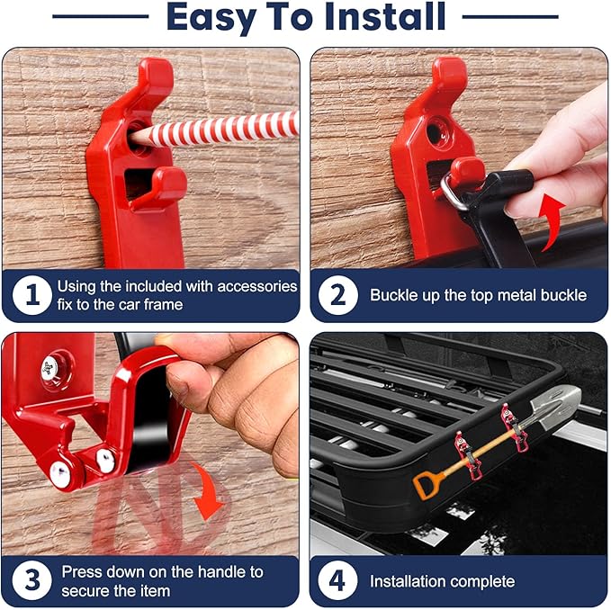 4 Pcs Fixed Clasp Fasteners