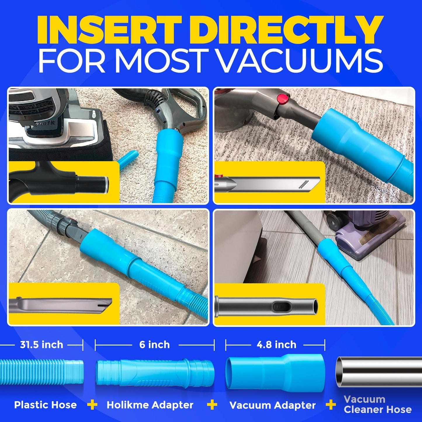 Dryer Vent Cleaner Attachment 🧺 (Upgraded Sets)