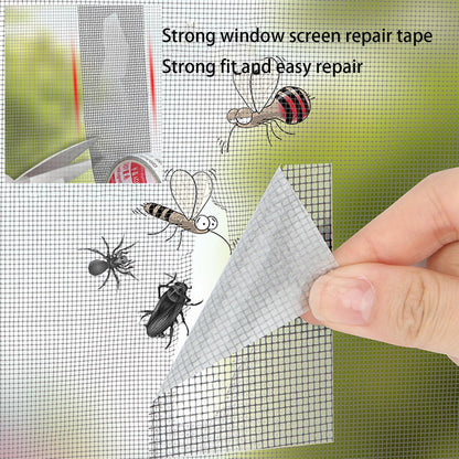 3 Rolls Grey Window Screen Repair Tape(2 W×80 L)