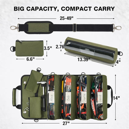 Roll Up Tool Organizer