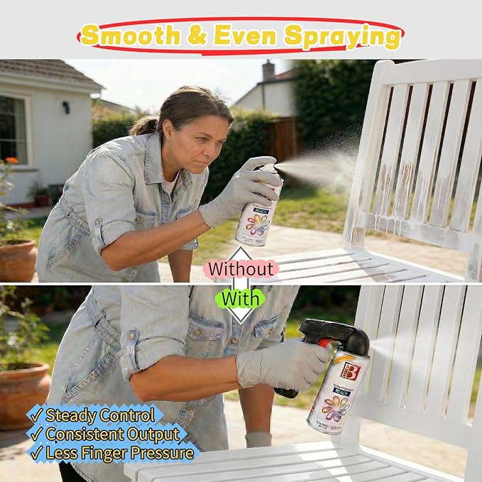 Auxiliary Hand Spray Gun Paint Booster Handle 3 Pcs