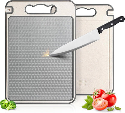 Double Sided Stainless Steel Kitchen Cutting Board