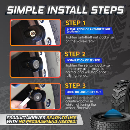 Trailer Tire Pressure Monitoring System – T12 External Sensors
