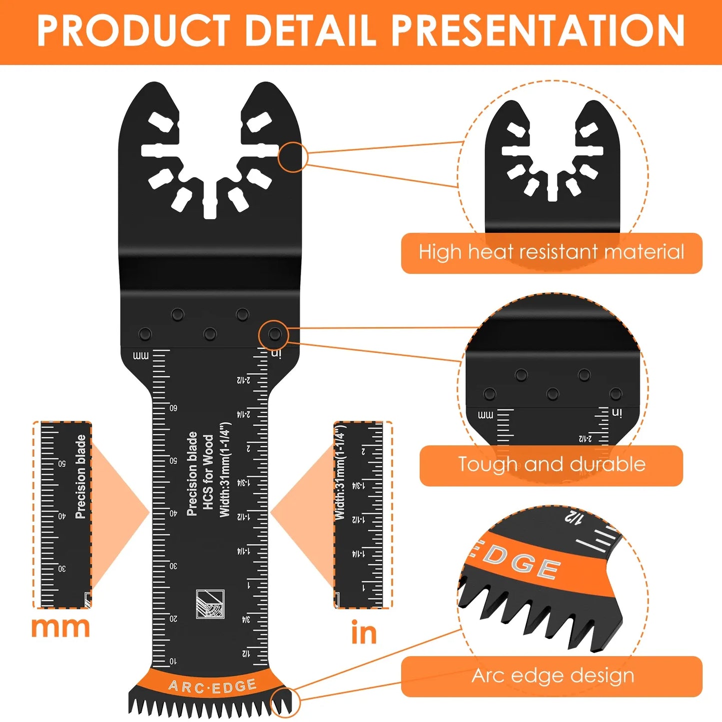 10-Piece Oscillating Saw Blade Set