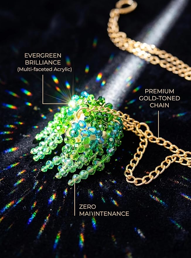 Sun-Kissed Beaded Succulent Car Charm