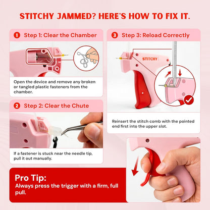 Mini Handheld Quick Stitchy Tag Gun Easy To Use