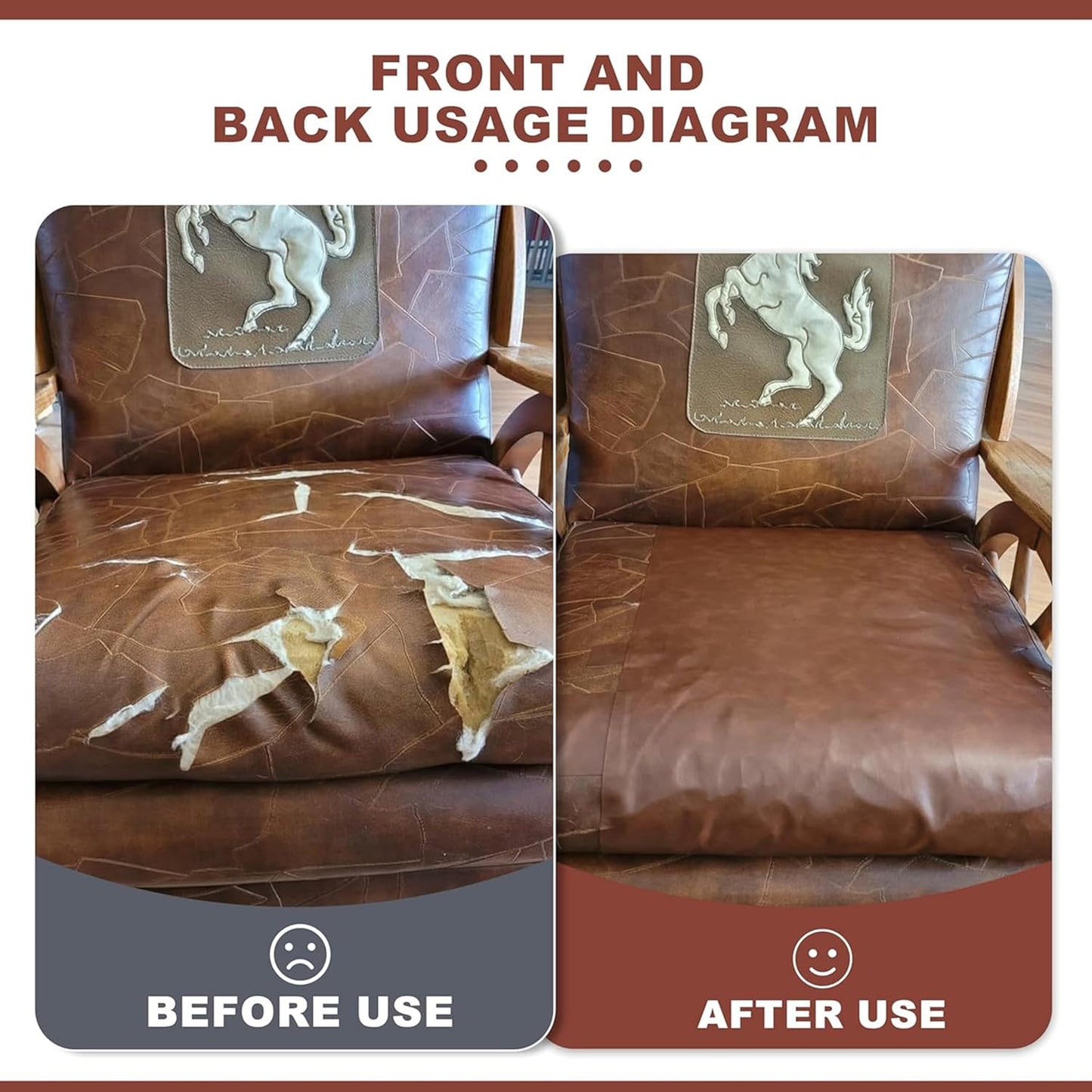 Self Adhesive Leather Repair Patch Kit 3 Meters Per Piece