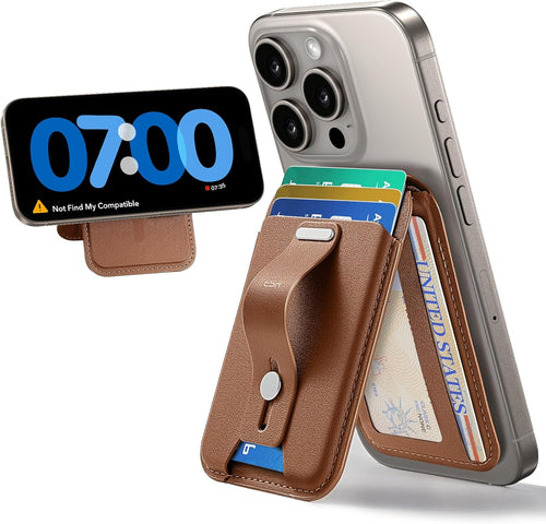 ESR HaloLock Magnetic Wallet Caramel
