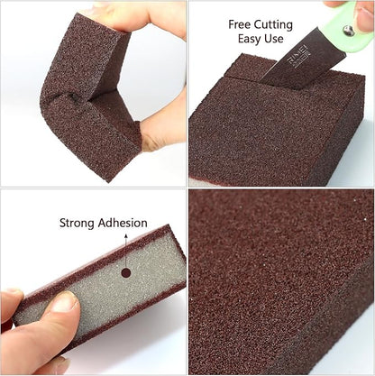 Kitchen Cleaning Carborundum Sponge 10 Pcs