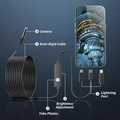 🔥Hot Sale🔥 Plug-and-Play Mini Endoscope Camera