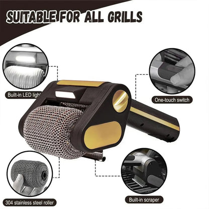Rechargeable Barbecue Cleaning Brush
